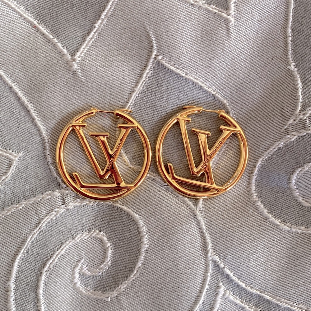 Louis Vuitton hoop earrings